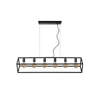 HÄNGELEUCHTE 120/25/161 cm  - Schwarz, Basics, Metall (120/25/161cm) - Lucide