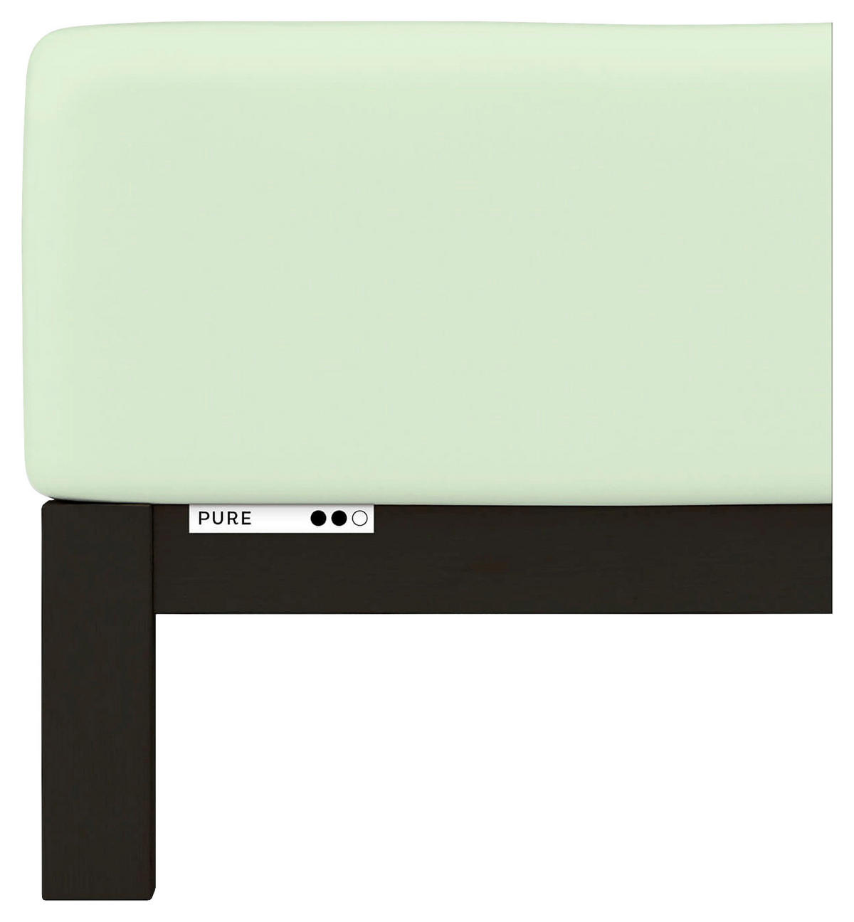 BOXSPRING-SPANNLEINTUCH 90-100/190-220 cm Jersey  - Hellgrün, Basics, Textil (90-100/190-220cm) - Schlafgut