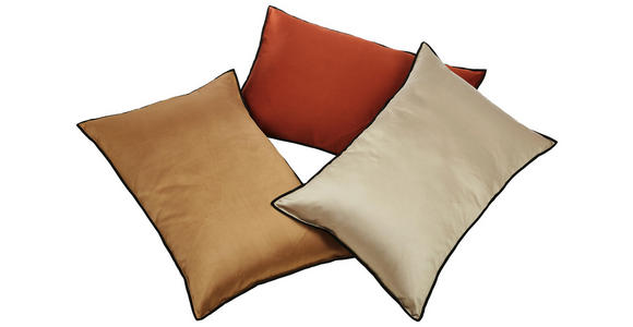 Zierkissen Malta - Goldfarben, ROMANTIK / LANDHAUS, Textil (40/60cm) - James Wood
