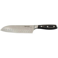 SANTOKUMESSER 32 cm  - Edelstahlfarben/Dunkelbraun, KONVENTIONELL, Holzwerkstoff/Metall (32cm) - Homeware Profession.