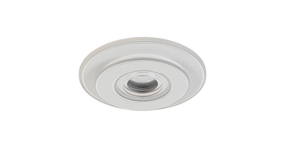 LED-DECKENLEUCHTE 35/6 cm   - Chromfarben/Weiß, Basics, Kunststoff/Metall (35/6cm) - Novel