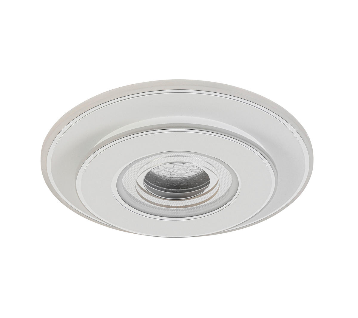 PLAFONIERĂ CU LED - alb/culoare crom, Basics, plastic/metal (35/6cm) - Novel
