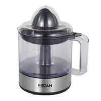 SAFTPRESSE   - Klar/Edelstahlfarben, Design, Kunststoff/Metall (19,7/14,1/21,8cm) - Mican