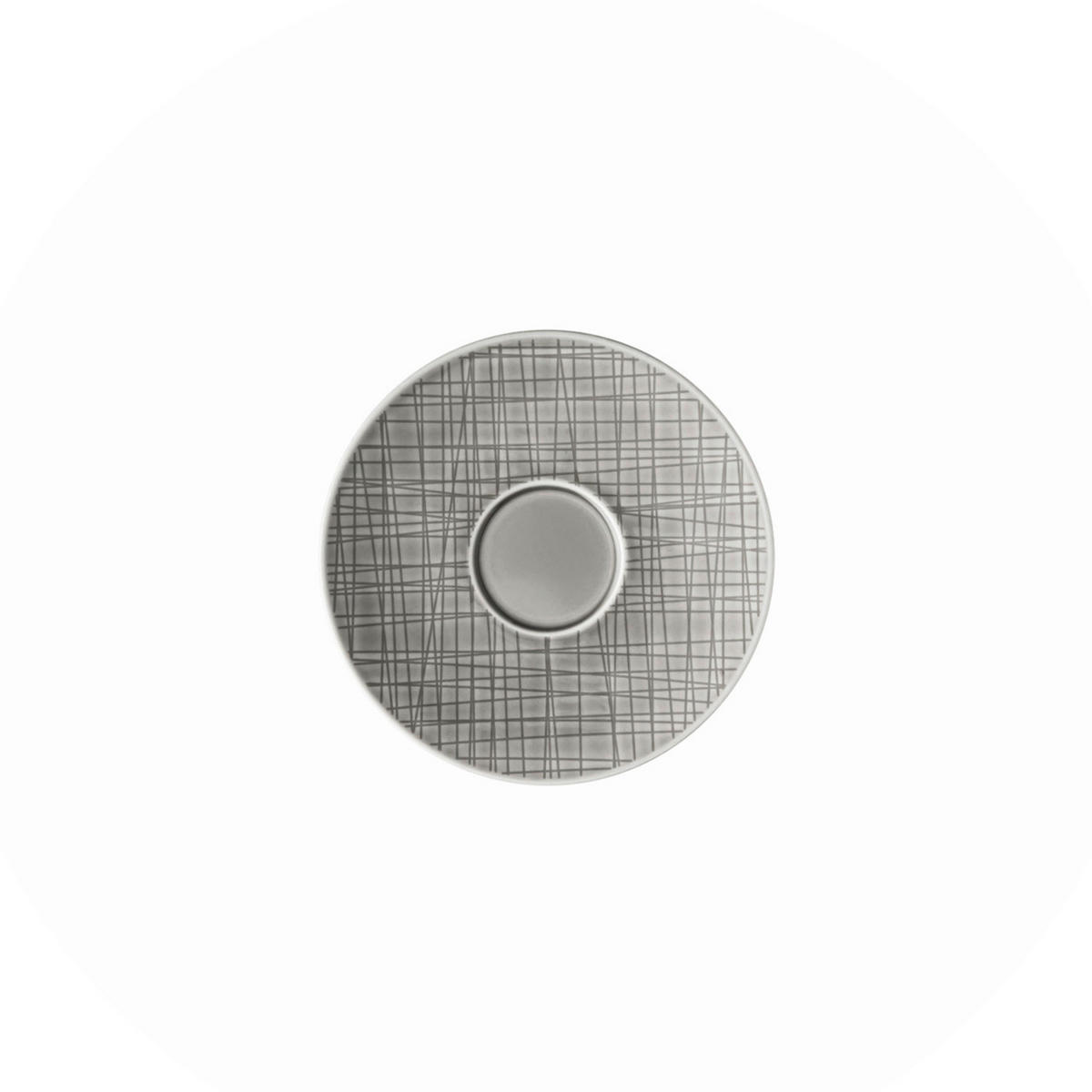 UNTERTASSE - Grau, KONVENTIONELL, Keramik (16cm) - Rosenthal