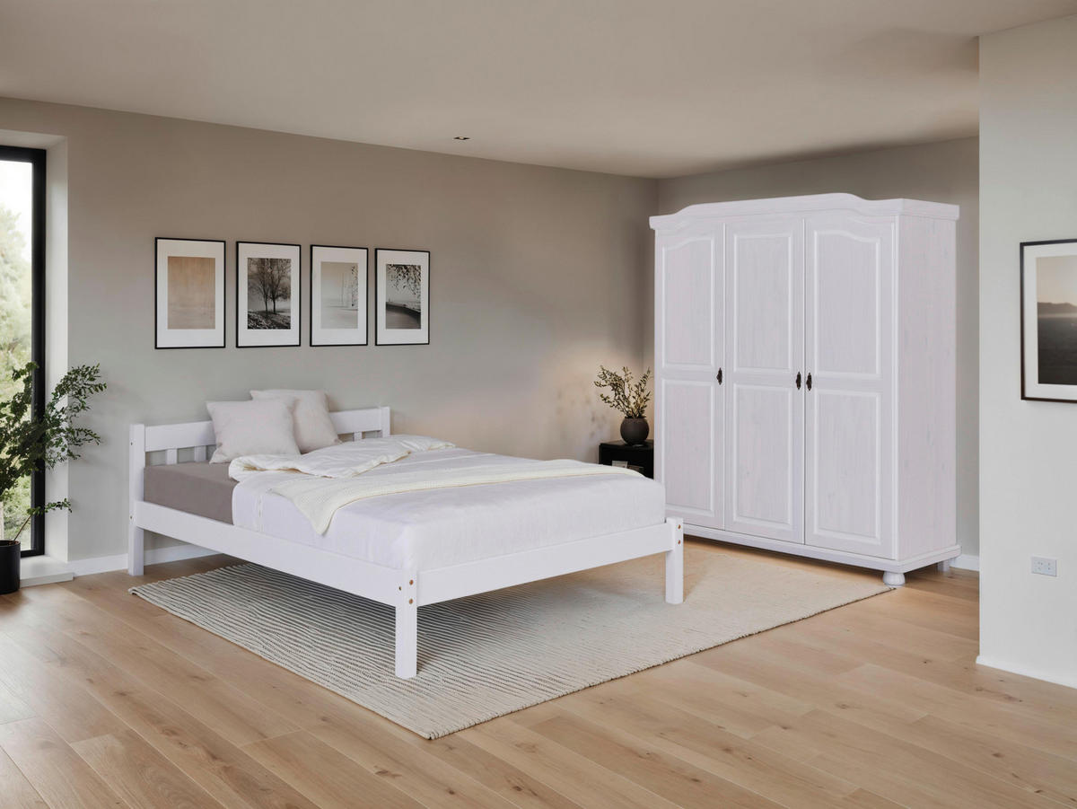 EINZELZIMMER Weiß  - Weiß, MODERN, Holz - MID.YOU