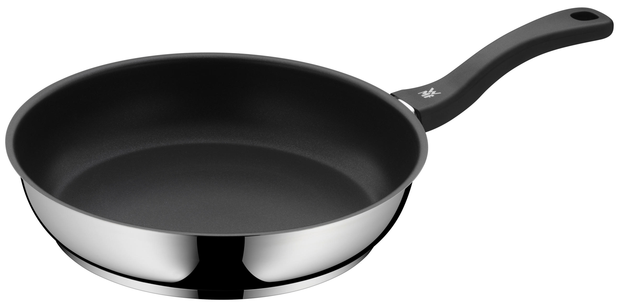 PÁNEV NA SMAŽENÍ  nepřilnavý povrch PTFE  28 cm  - barvy nerez oceli, Basics, kov (28cm) - WMF