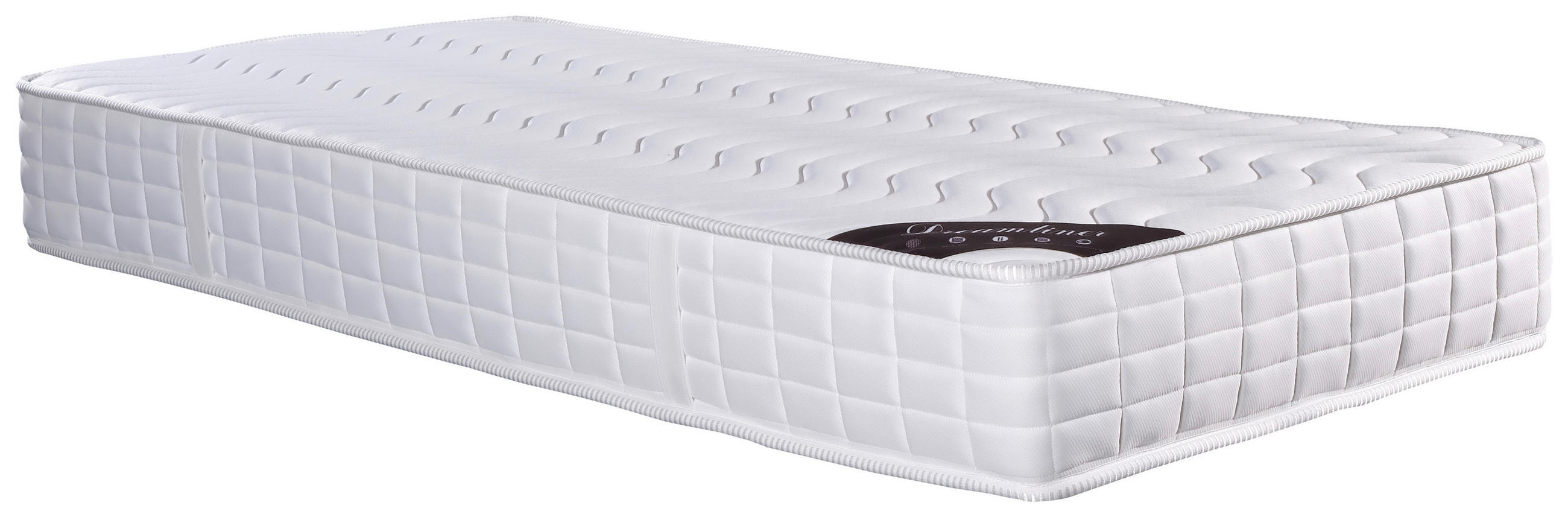 TASCHENFEDERKERNMATRATZE 80/200 cm Höhe ca. 24 cm  - Weiss, Basics, Textil (80/200cm) - MID.YOU