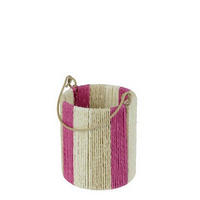 WINDLICHT - Pink/Naturfarben, LIFESTYLE, Papier (14,00/14,00/22,00cm)