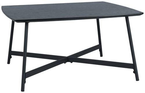 COUCHTISCH rechteckig Schwarz  - Schwarz, Design, Holzwerkstoff/Metall (80/80/42cm) - MID.YOU