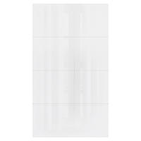 FRONTPANEELSET   - Weiß Hochglanz, KONVENTIONELL, Holzwerkstoff (114/202cm) - Hom`in