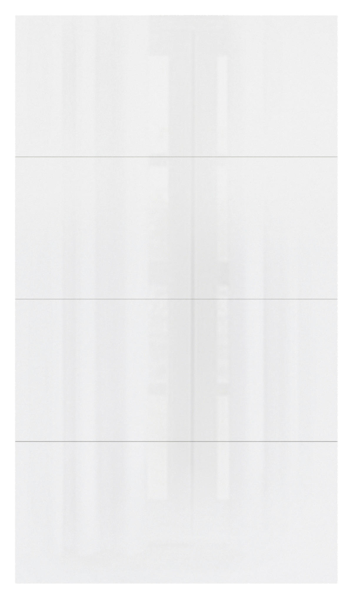 FRONTPANEELSET   - Weiß Hochglanz, KONVENTIONELL, Holzwerkstoff (114/202cm) - Hom`in