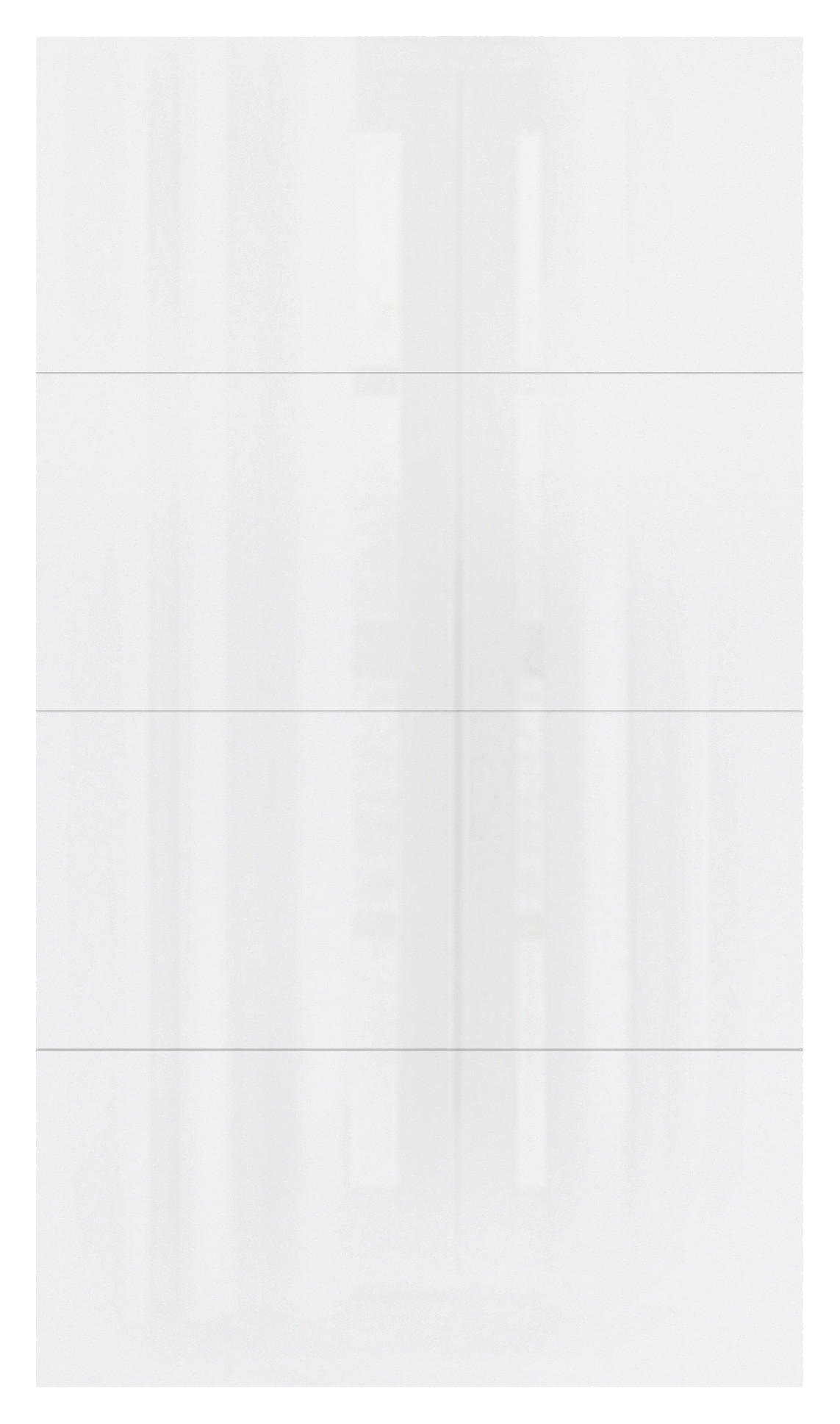 Hom`in Frontpaneelset Weiß Hochglanz 114x202 cm