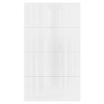 FRONTPANEELSET   - Weiß Hochglanz, KONVENTIONELL, Holzwerkstoff (114/202cm) - Hom`in