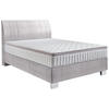 BOXSPRINGBETT 140/200 cm  in Grau  - Chromfarben/Grau, Konventionell, Kunststoff/Textil (140/200cm) - Hom`in