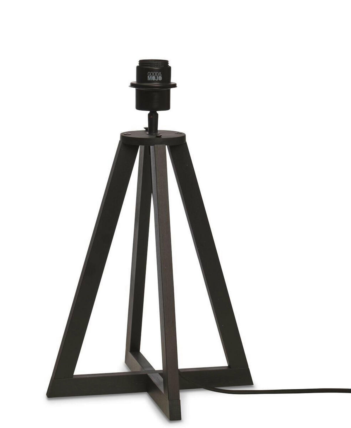 TISCHLEUCHTE GOOD&MOJO  32/53/32 cm   - Schwarz, Trend (32/53/32cm) - Good & Mojo