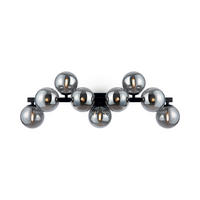 WANDLEUCHTE Modern   - Schwarz/Grau, Trend, Glas/Metall (24/66/23cm) - MAYTONI