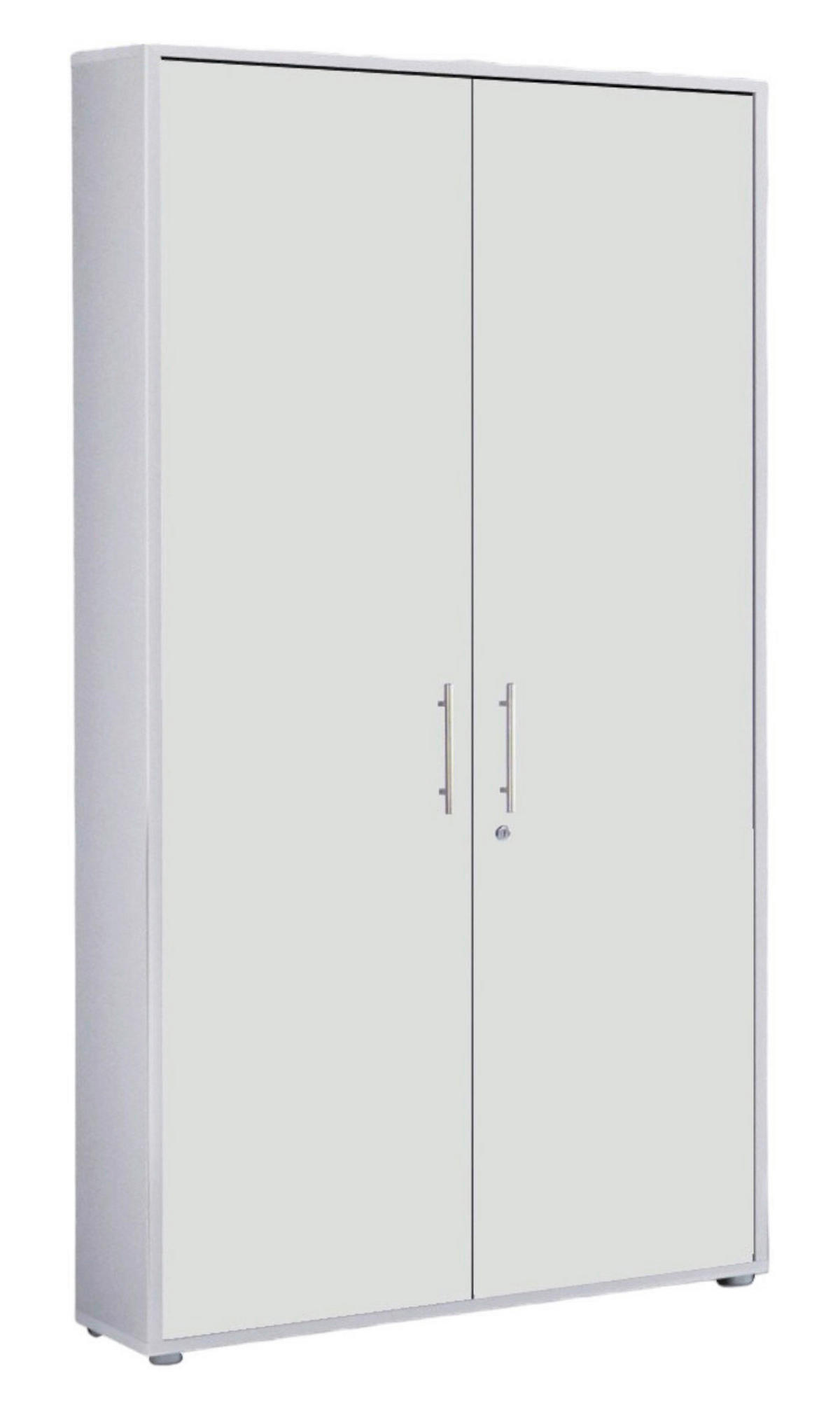 AKTENSCHRANK Grau, Weiß  - Weiß/Grau, MODERN, Holzwerkstoff (257cm) - MID.YOU
