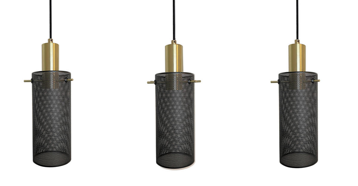 HÄNGELEUCHTE Tirana 150/54/10 cm  - Schwarz, Design, Metall (150/54/10cm)