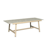 GARTENTISCH 240/102/74 cm Holz, Kunststoff rechteckig  - Hellgrau/Naturfarben, ROMANTIK / LANDHAUS, Holz/Kunststoff (240/102/74cm) - Dieter Knoll