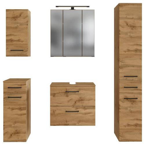 BADEZIMMER 120 cm  - Eichefarben, MODERN, Holzwerkstoff (120cm) - Held