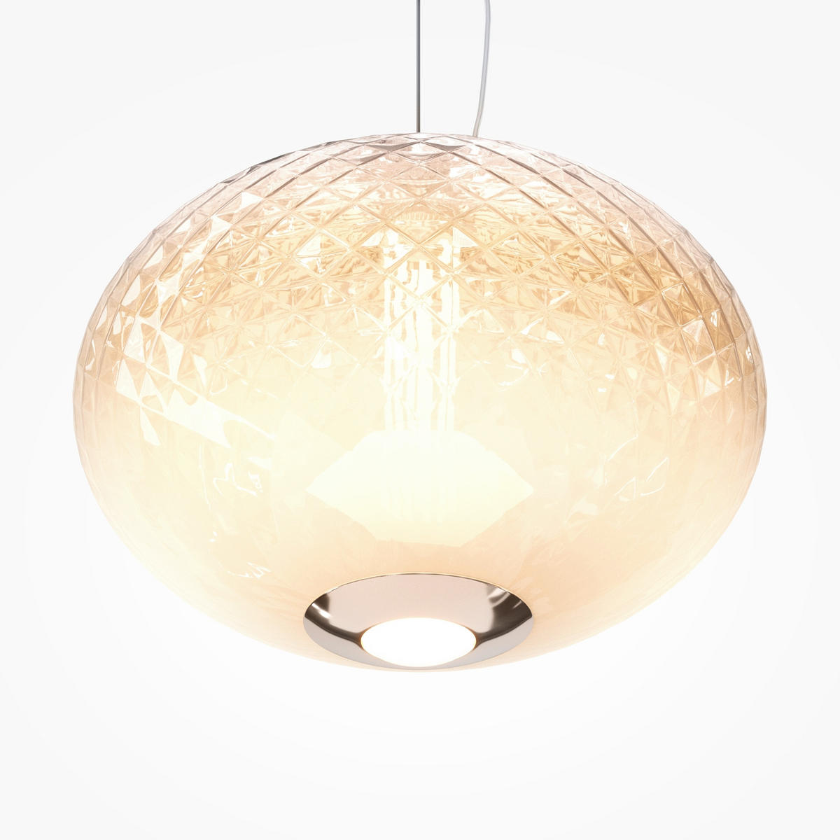 PENDELLEUCHTE 30/324 cm    - Chromfarben, Design, Metall (30/324cm) - MAYTONI