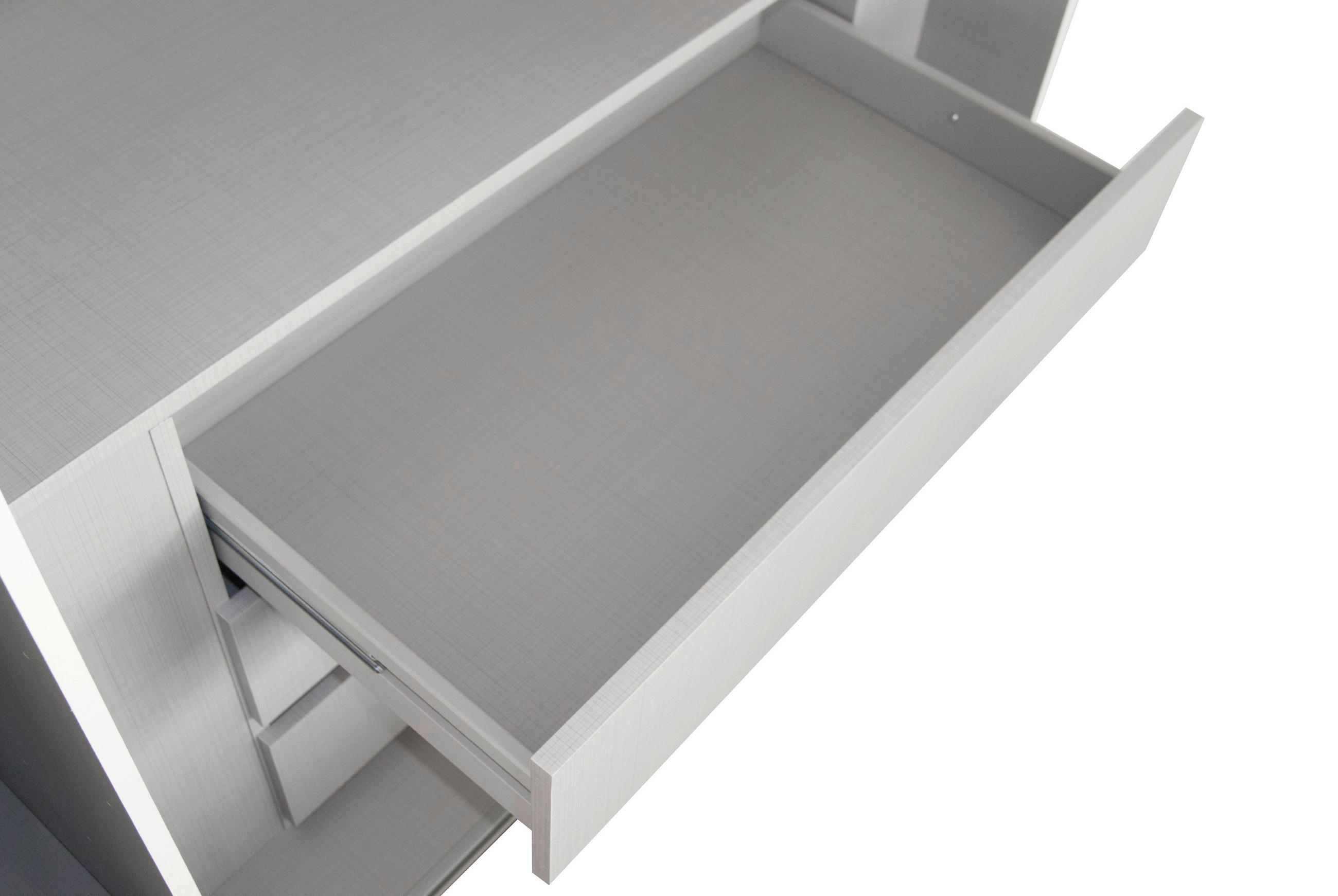 SCHUBKASTENEINSATZ 96/54/43 cm Grau  - Grau, Holzwerkstoff (96/54/43cm) - Carryhome