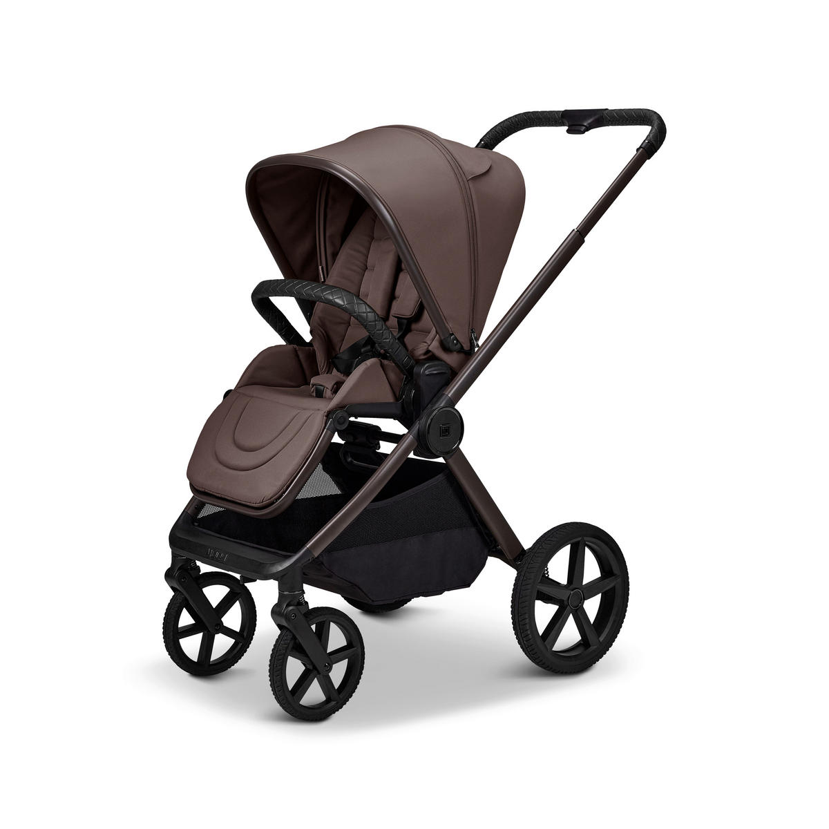 KINDERWAGENSET  GIO FOLD ETPU SET  greige  - Greige/Braun, Basics, Textil/Metall (120/58/92cm) - Moon Edition