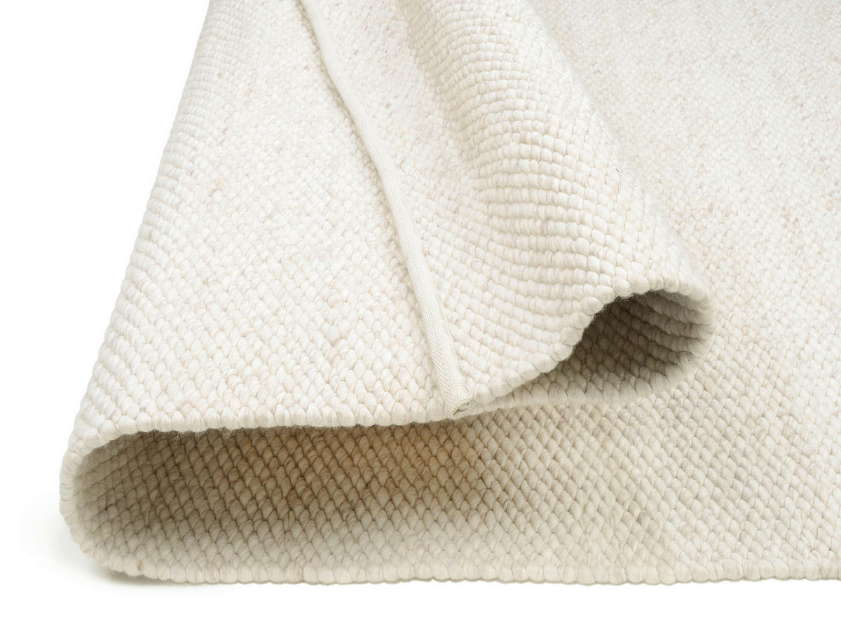 HANDWEBTEPPICH 90/160 cm Grau  - Grau, Basics, Textil (90/160cm) - Musterring