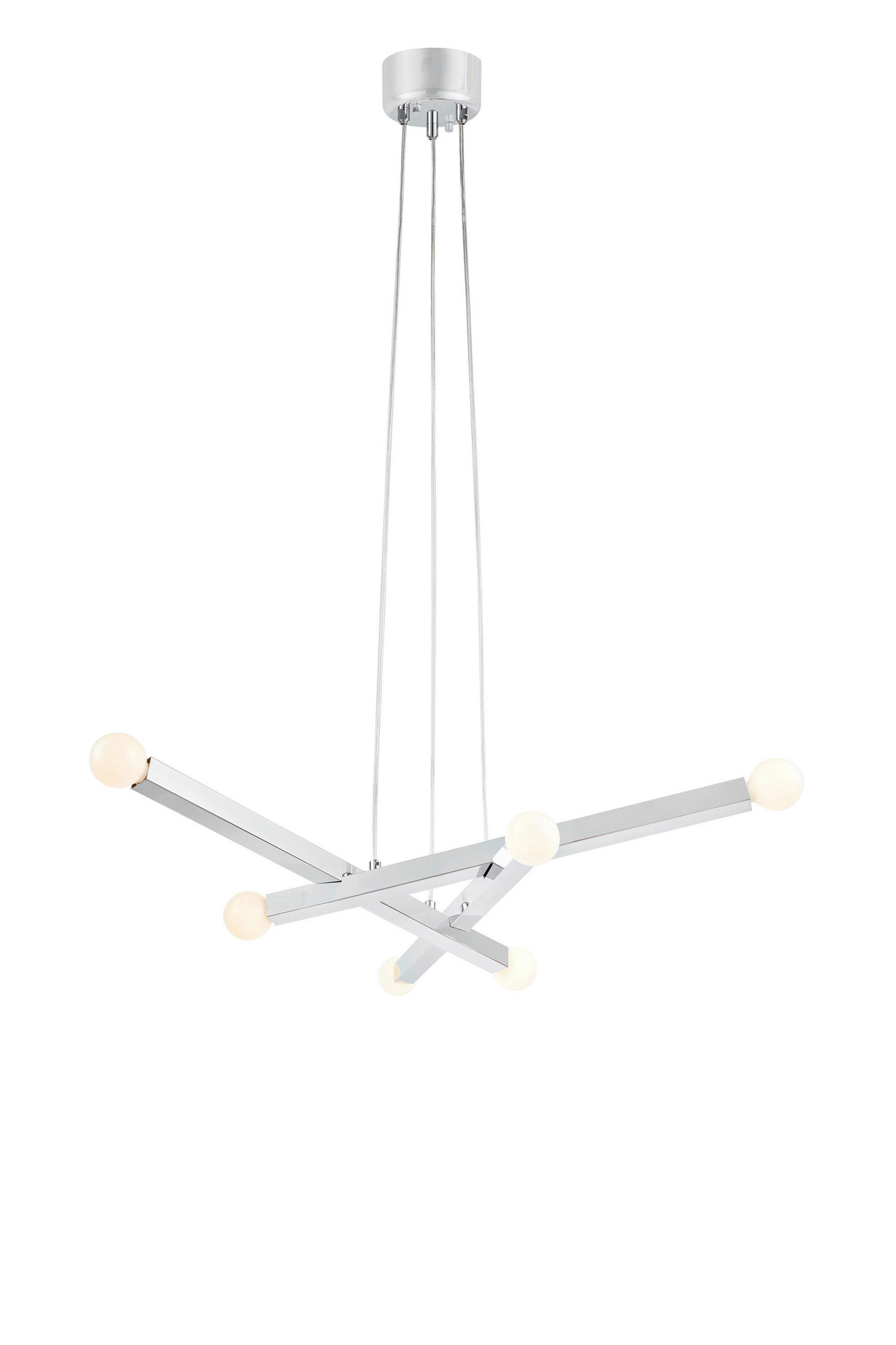 PENDELLEUCHTE Stack 79,5/9,50/79,50 cm  - Chromfarben, Basics, Metall (79,5/9,50/79,50cm) - Markslöjd