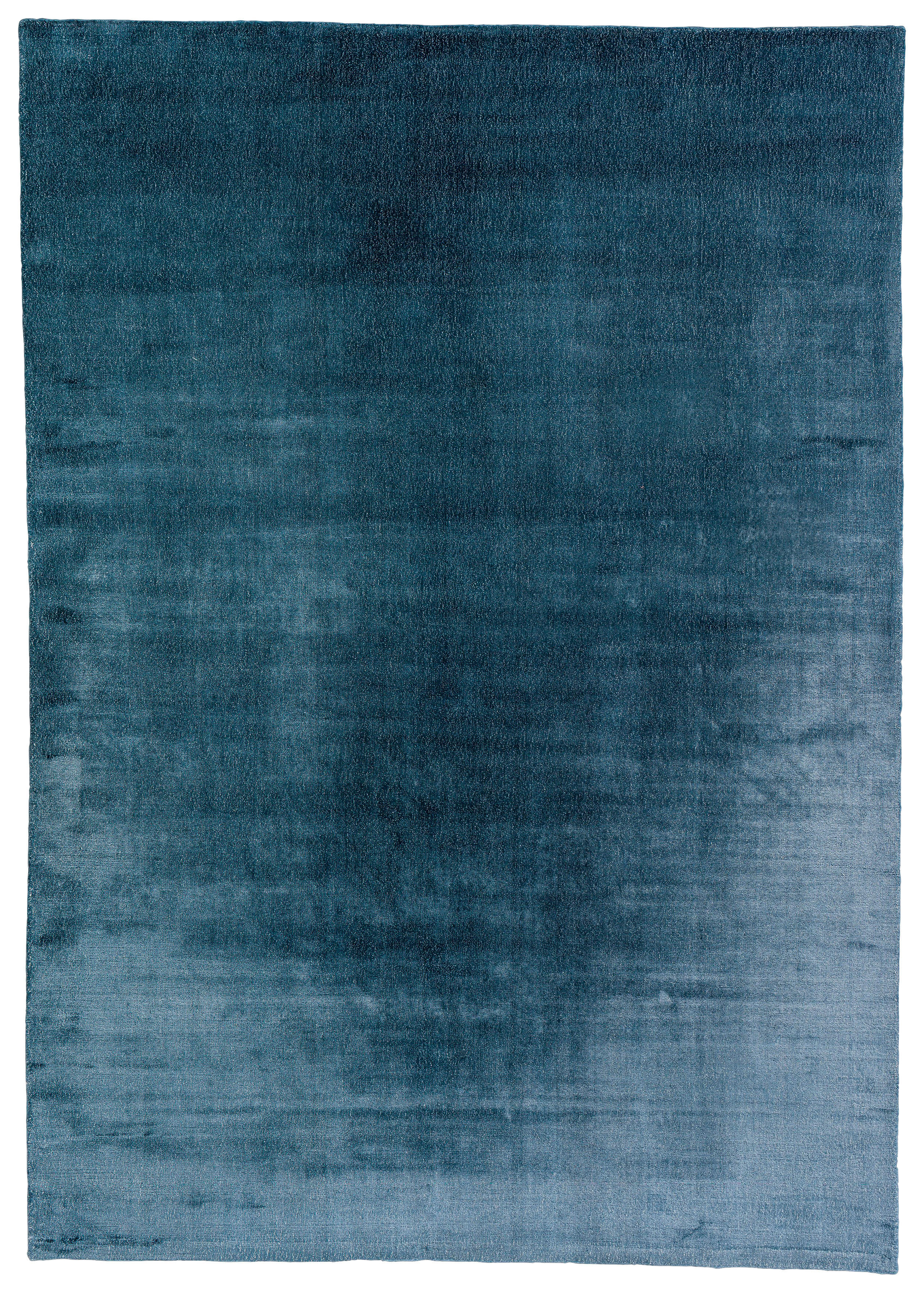 HANDWEBTEPPICH  140/200 cm  Blau   - Blau, Basics, Textil (140/200cm) - Schöner Wohnen