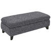 PALL i textil antracit  - svart/antracit, Klassisk, metall/textil (60/45/60cm) - MID.YOU