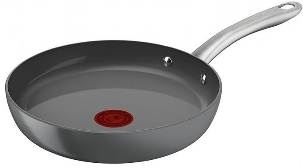 SERPENYŐ 28 cm  - szürke, Basics, fém/kerámia (28cm) - Tefal