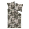 BETTWÄSCHE J.D. Makosatin 155/200 cm  - Beige/Grau, Design, Textil (155/200cm) - Janine