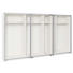 SCHWEBETÜRENSCHRANK in Weiß, Eichefarben - Eichefarben/Silberfarben, Design, Holzwerkstoff/Metall (378,6/220/65cm) - Jutzler SCHWEBETÜRENSCHRANK in Weiß, Eichefarben - Eichefarben/Silberfarben, Design, Holzwerkstoff/Metall (378,6/220/65cm) - Jutzler