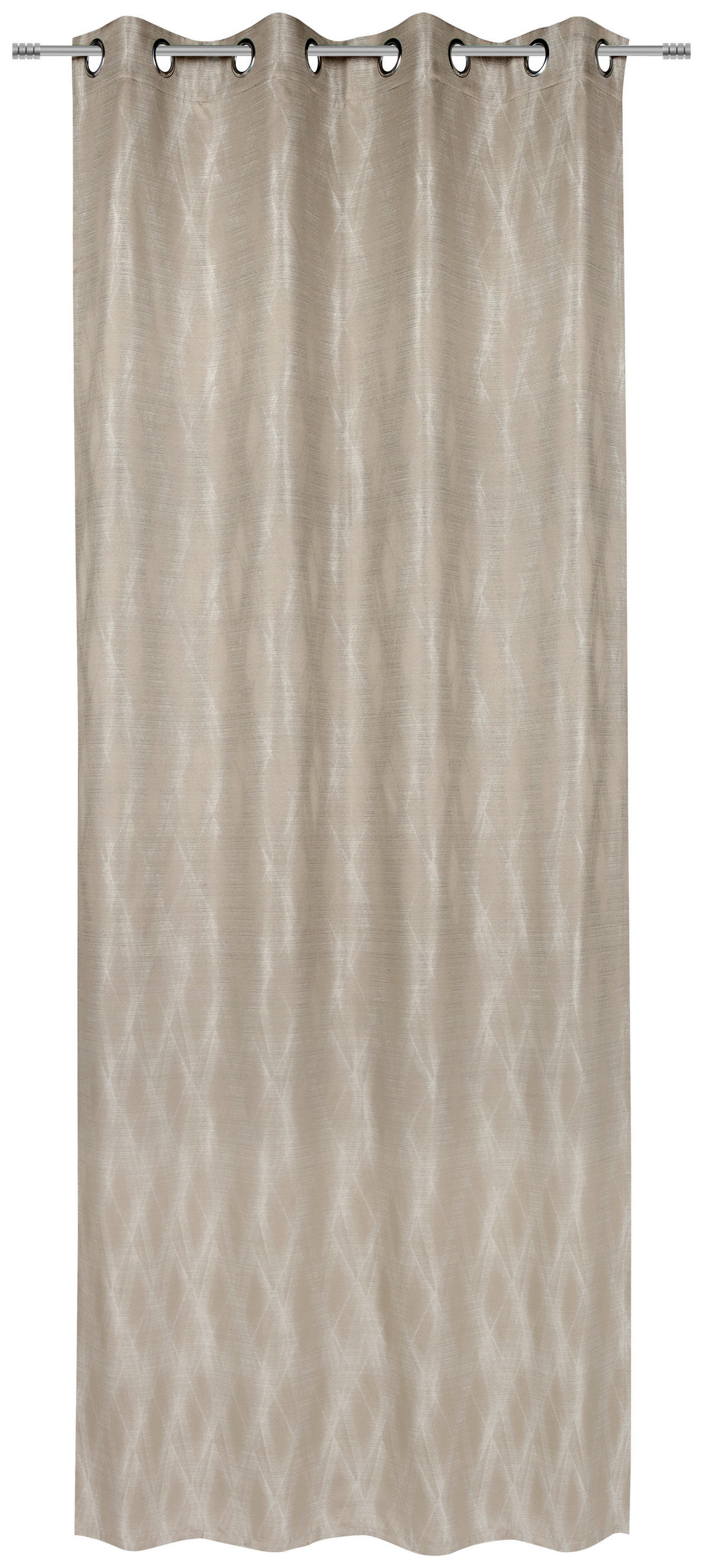 ÖSENSCHAL Narvik blickdicht 135/250 cm   - Sandfarben, Design, Textil (135/250cm) - Ambiente