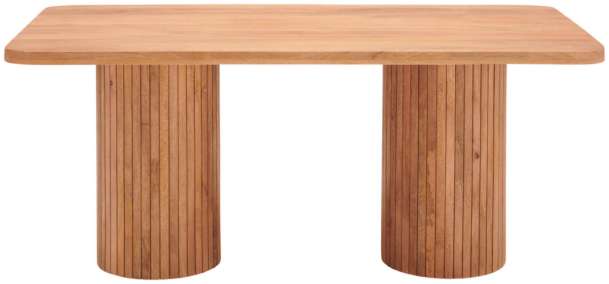 ESSTISCH in Holz   - Naturfarben, Design, Holz (160/76/90cm) - Livetastic