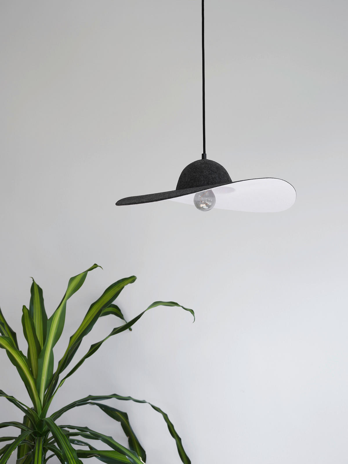 HÄNGELEUCHTE 50/150 cm  - Dunkelgrau, Basics, Textil/Metall (50/150cm) - Osram