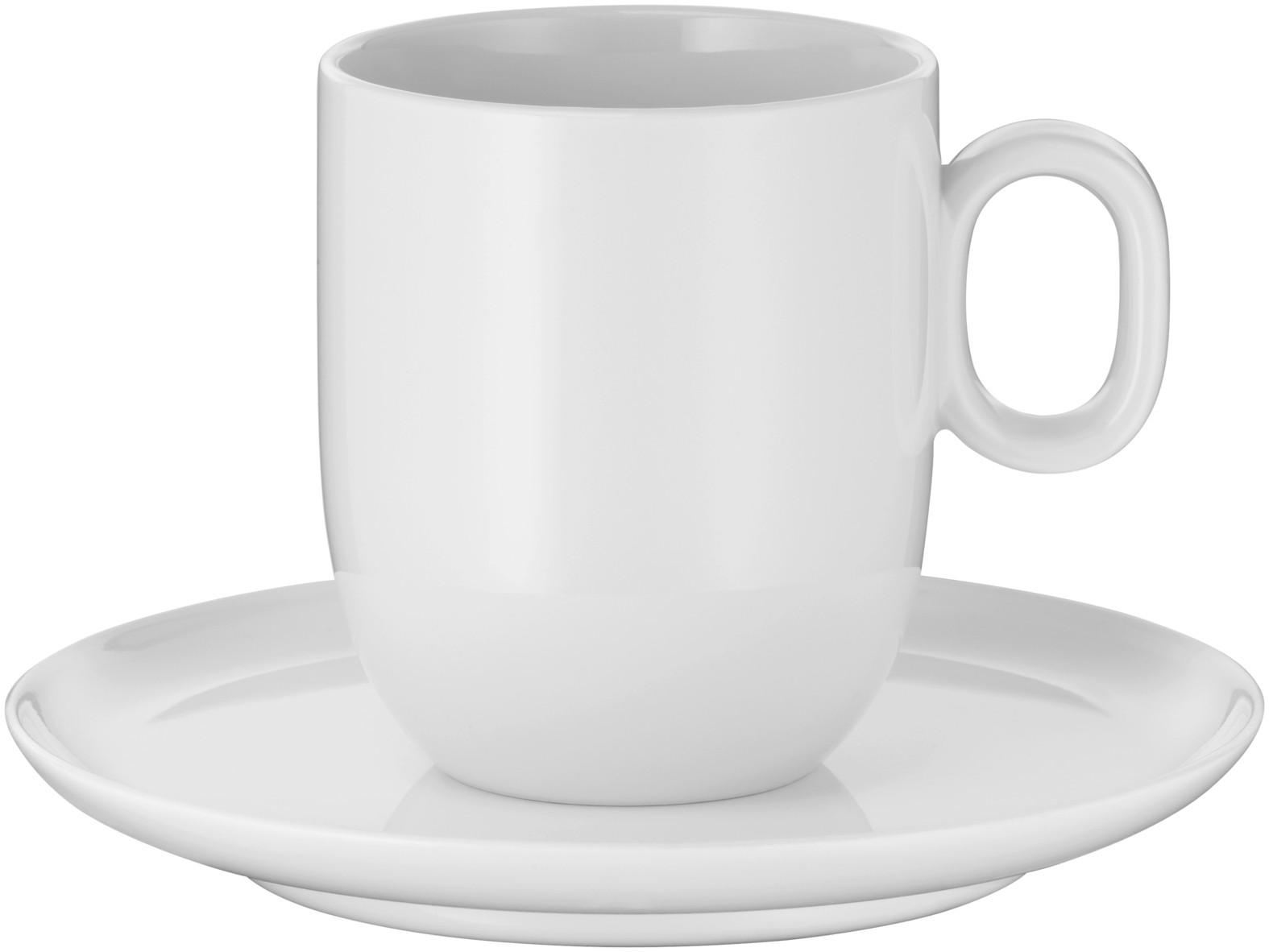 TASSENSET BARISTA 2-teilig  - Weiß, Design, Keramik - WMF