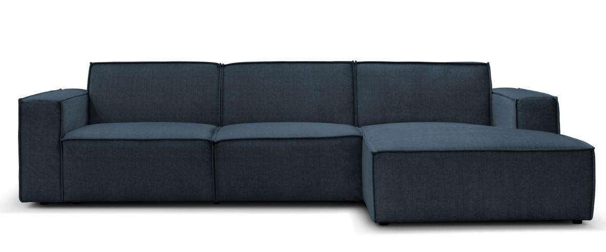 CANAPEA MODULARĂ albastru  - albastru, Design (304/80/160cm) - Carryhome