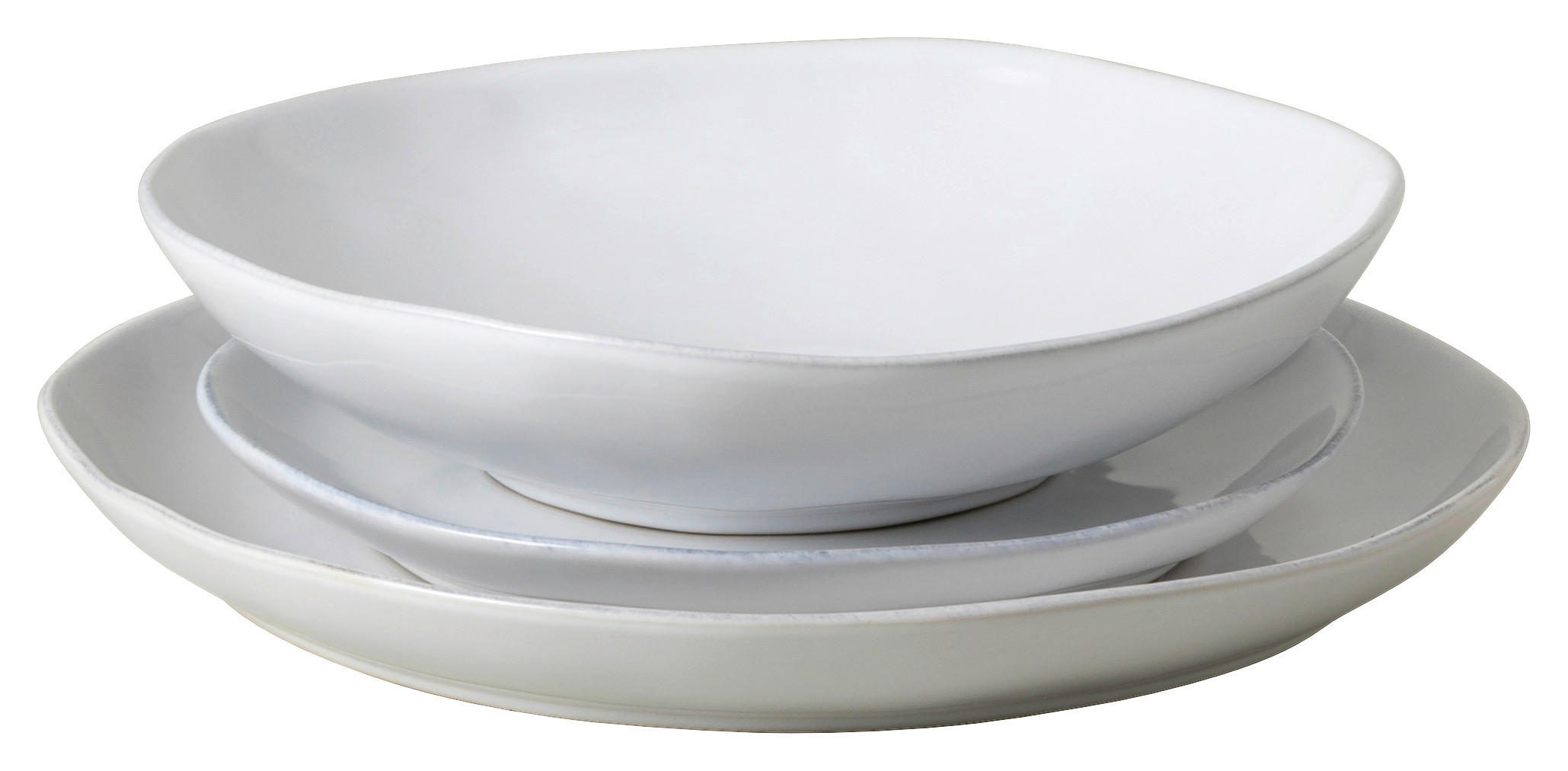 KOMBISERVICE Weiß LIVIA 3-teilig 1 Personen  - Weiß, Basics, Keramik - Costa Nova