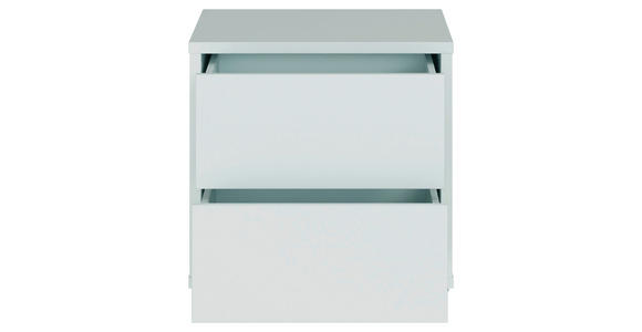 NACHTSCHRANK 50/48/42 cm  - Silberfarben/Hellgrau, Trend, Holzwerkstoff/Kunststoff (50/48/42cm) - Carryhome