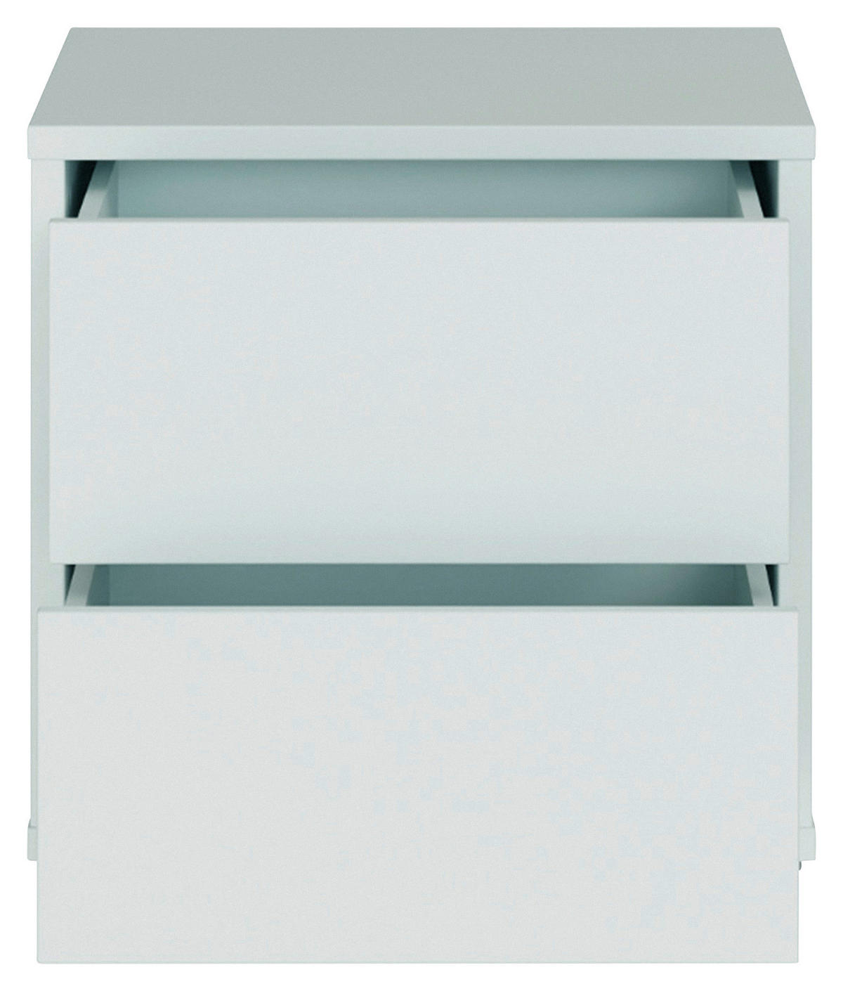 NACHTSCHRANK 50/48/42 cm  - Silberfarben/Hellgrau, Trend, Holzwerkstoff/Kunststoff (50/48/42cm) - Carryhome