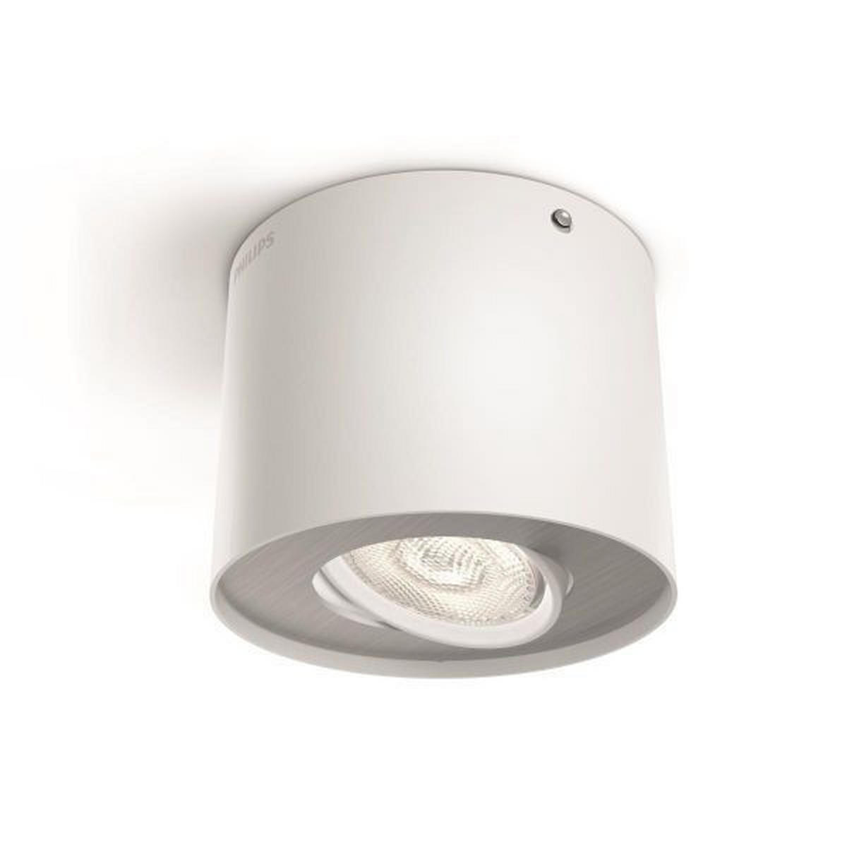 LED REFLEKTOR - bela, Trendi, metal (10,2/10,2/8cm) - Philips