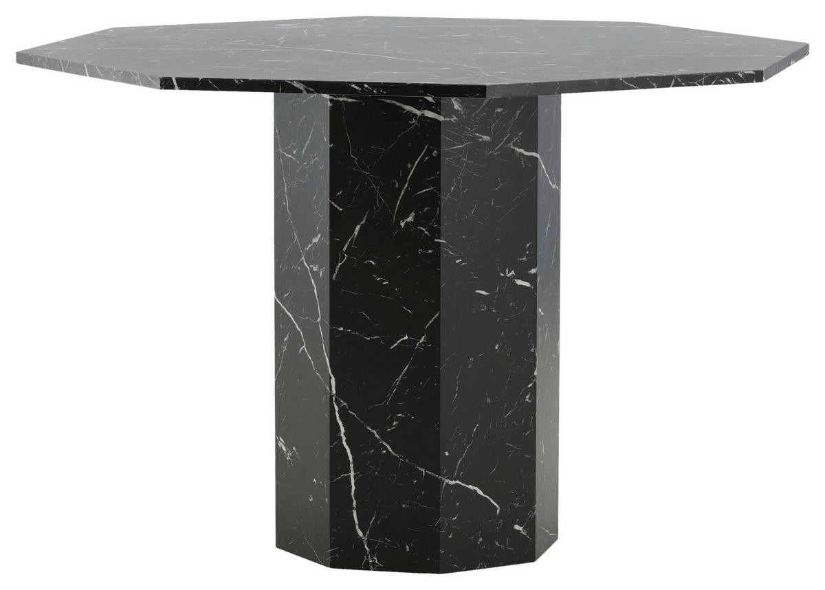 ESSTISCH in Holzwerkstoff 110/110/75 cm  - Schwarz, Design, Holzwerkstoff (110/110/75cm) - Livetastic
