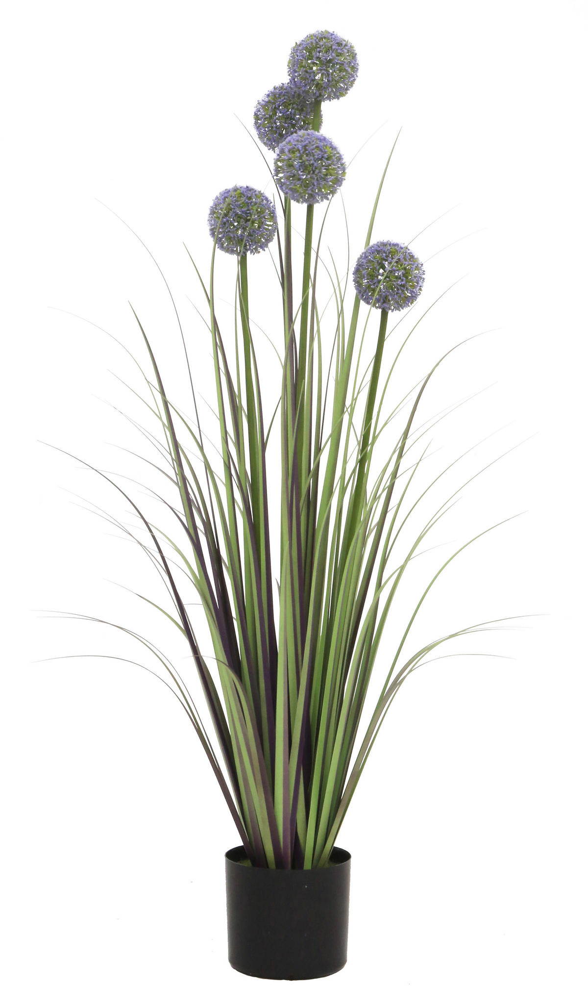 DEKOR FŰ - lila/világoszöld, Basics, műanyag/fém (110cm) - Ambia Home
