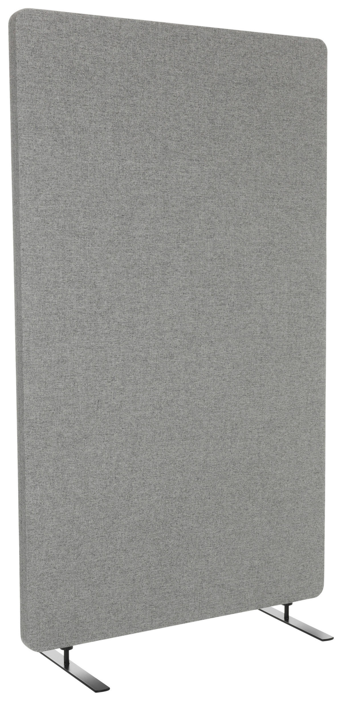 TRENNWAND Textil, Metall, Kunststoff Hellgrau  - Hellgrau, Basics, Kunststoff/Textil (80/142/35cm) - MID.YOU