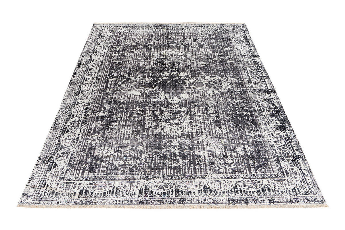 FLACHWEBETEPPICH 75/150 cm My Valencia  - Grau, Design, Textil (75/150cm) - Novel