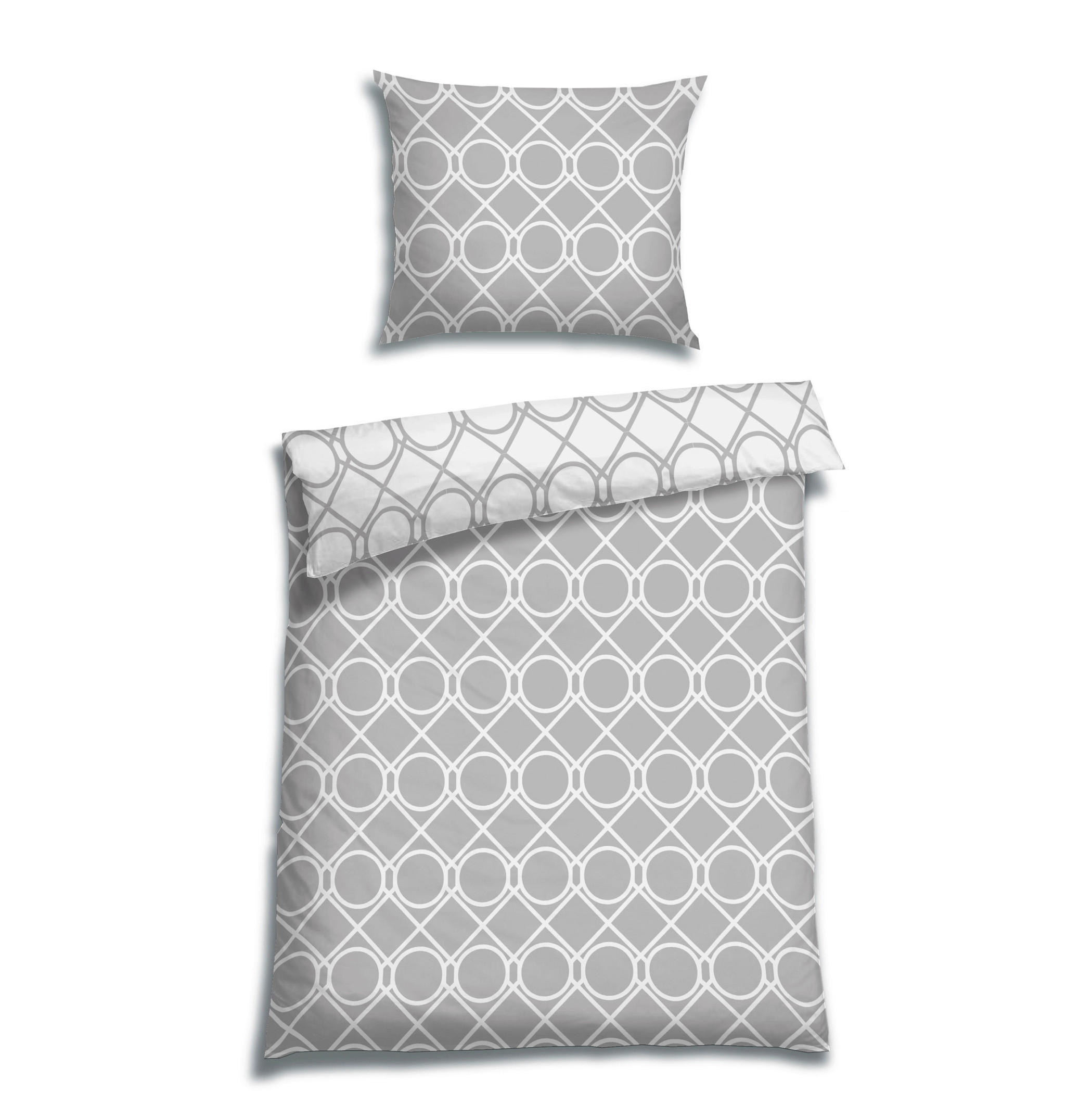 BETTWÄSCHE Renforcé 140/200 cm  - Grau, Trend, Textil (140/200cm) - Florella