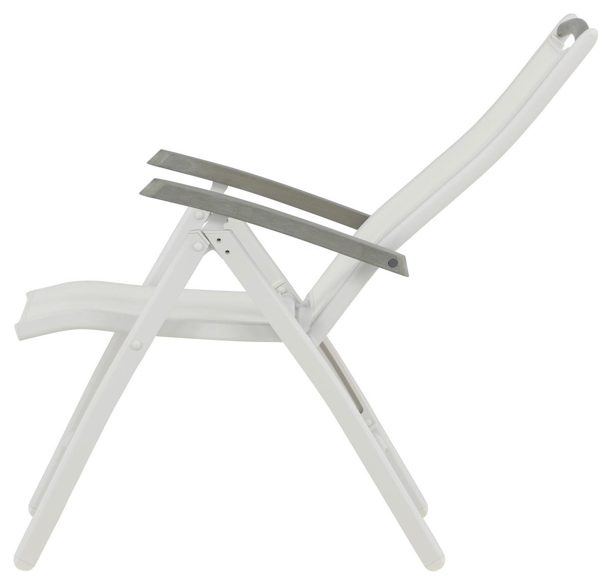 GARTENSESSEL-SET Metall Weiß  - Weiß, KONVENTIONELL, Metall (60/110/60cm) - Gardenson