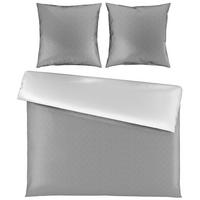 WENDEBETTWÄSCHE Satin 200/200 cm  - Silberfarben, Basics, Textil (200/200cm) - Bio:Vio